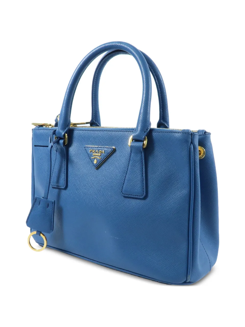 Prada Pre-Owned ガレリア サフィアーノレザーハンドバッグ | ブルー