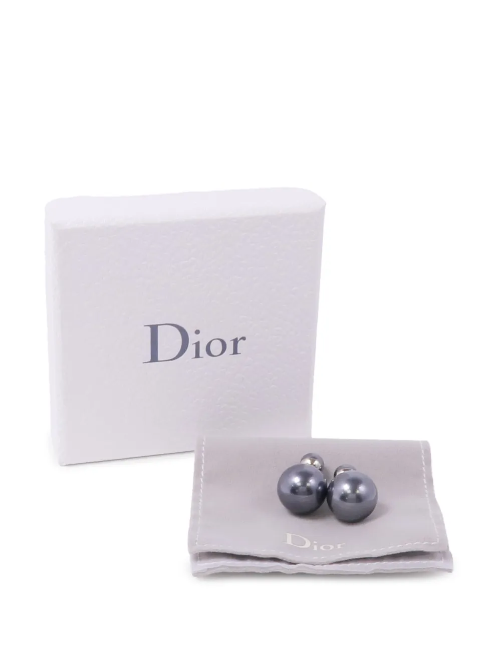 Christian Dior Pre-Owned Tribales ピアス | シルバートーン