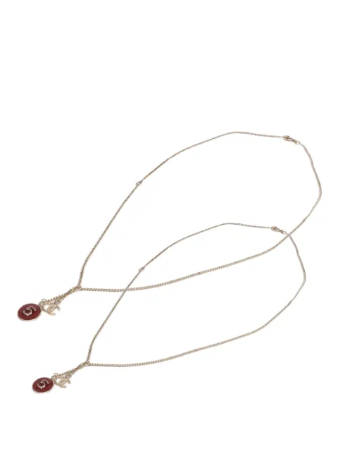 CHANEL Pre-Owned CC No. 5 pendant necklace