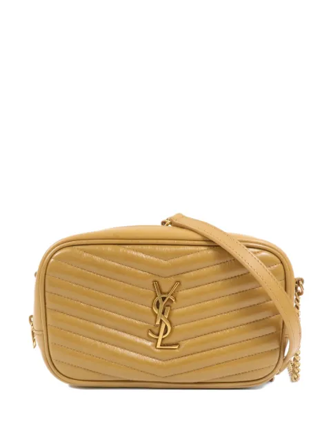 Saint Laurent Pre-Owned YSL chevron-quilted shoulder bag