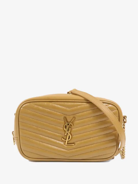 Saint Laurent Pre-Owned YSL chevron-quilted shoulder bag