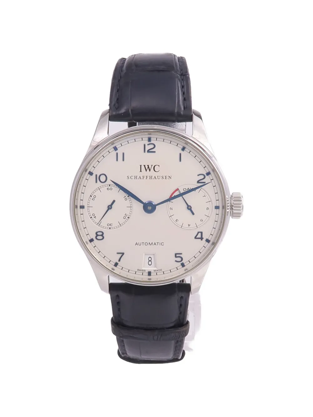 IWC Schaffhausen Portugieser Seven-Day 42mm watch - Bianco