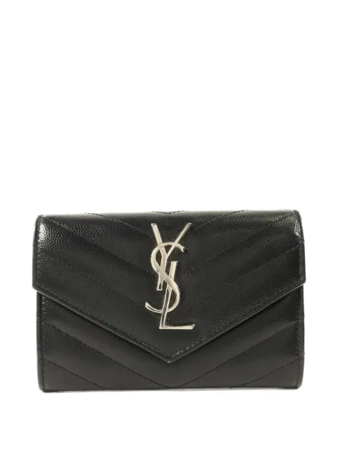 Saint Laurent Pre-Owned Matelassé Envelope wallet