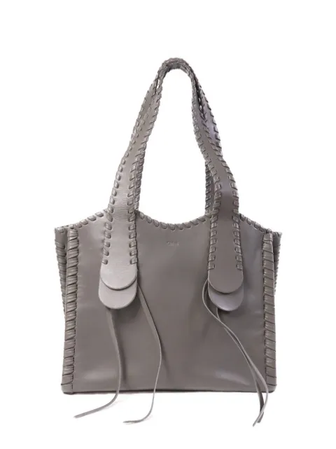Chloé Pre-Owned Mony whipstitch tote bag