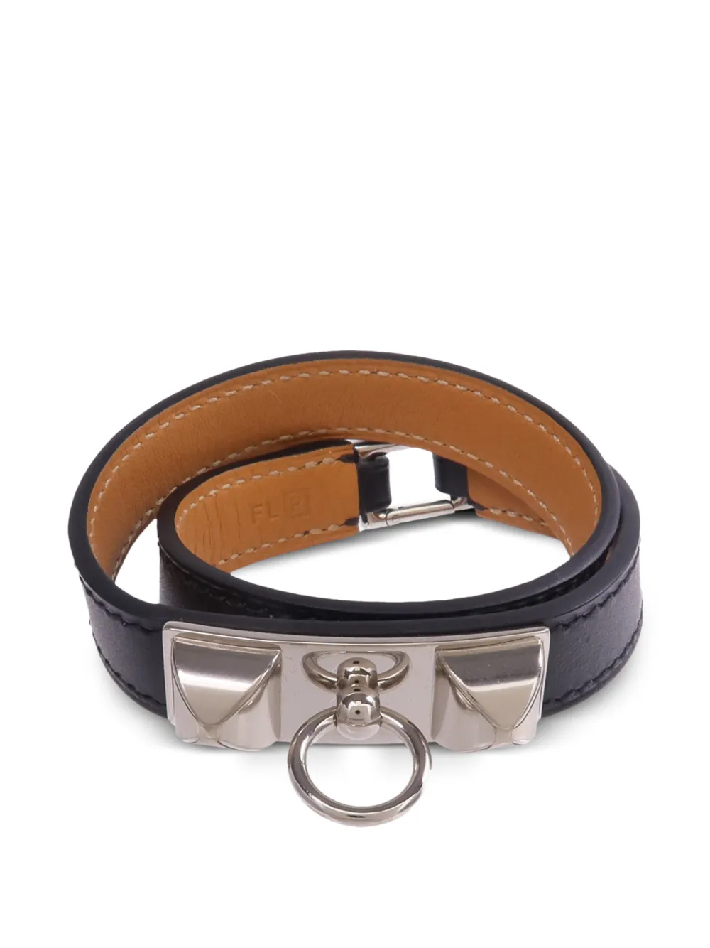 Hermès Pre-Owned Rivale Double Tour bracelet - Argento