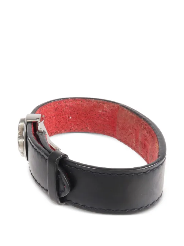 Louis Vuitton Pre-Owned ヴー グッドラック ブレスレット | ブラック