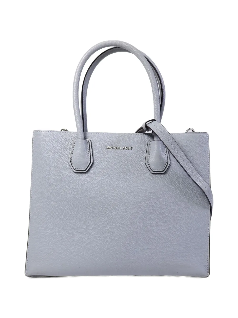 Michael Kors Vintage logo-plaque leather tote bag - Blu