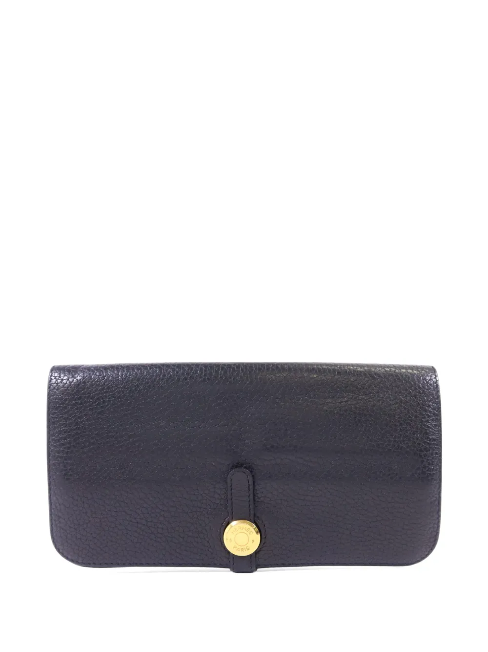 Hermès Pre-Owned Dogon Clemence wallet - Nero