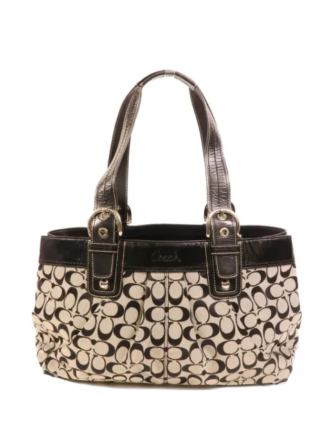 Coach Vintage monogram canvas tote bag