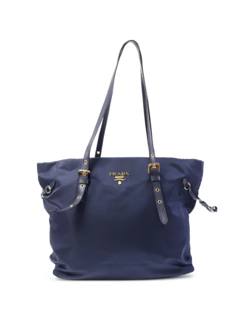 Prada Pre-Owned buckled soulder bag