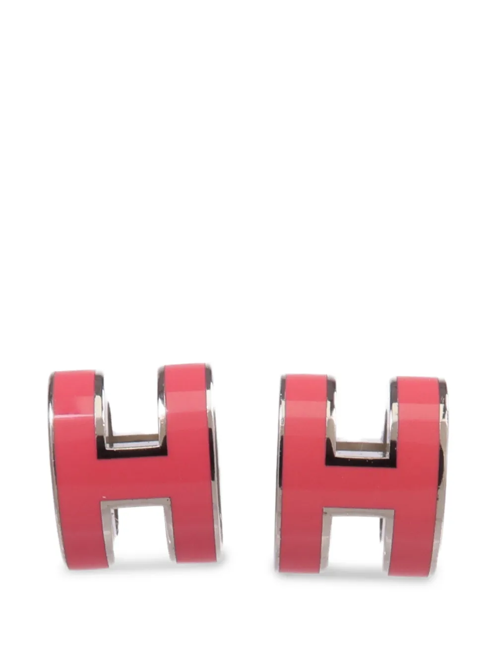 Hermès Pre-Owned Mini Pop H earrings - Argento