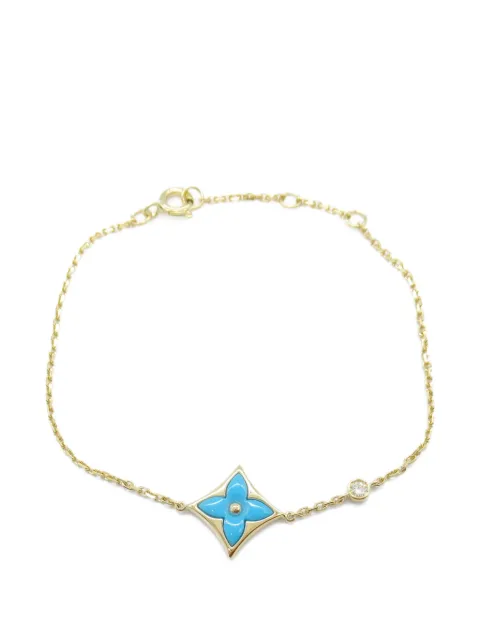 Louis Vuitton Pre-Owned Color Blossom BB Star turquoise and diamond bracelet