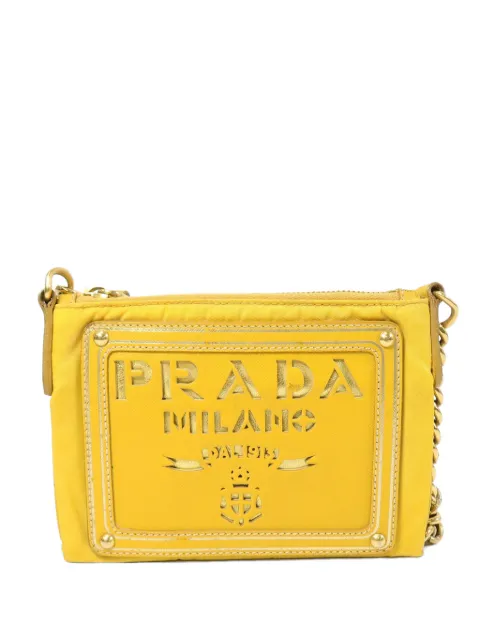 Prada Pre-Owned chain-link-strap cross body bag