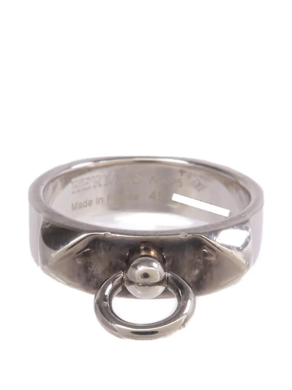 Hermès Pre-Owned Collier de Chien ring - Argento
