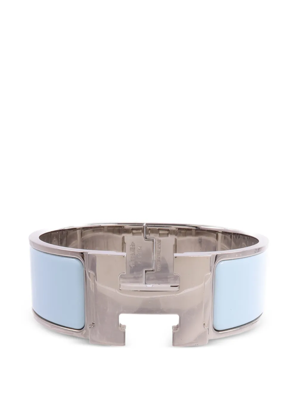 Hermès Pre-Owned Clic Clac H enamel bracelet - Argento