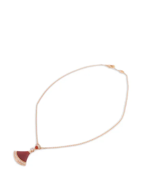 Bvlgari Pre-Owned collar Divas' Dream con diamante y cornalina