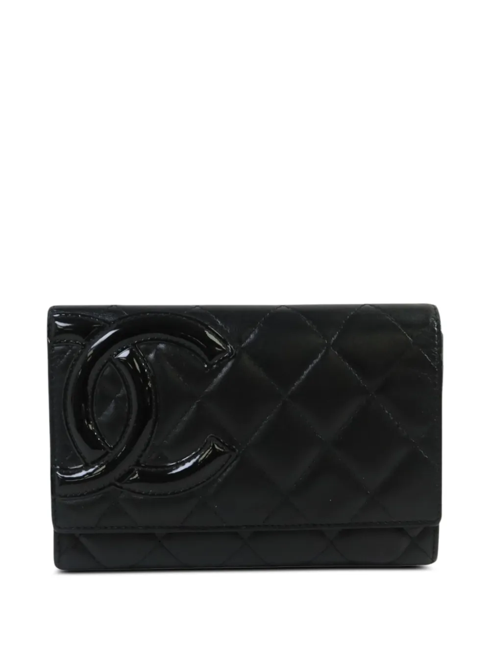 CHANEL Pre-Owned CC Cambon compact wallet - Nero