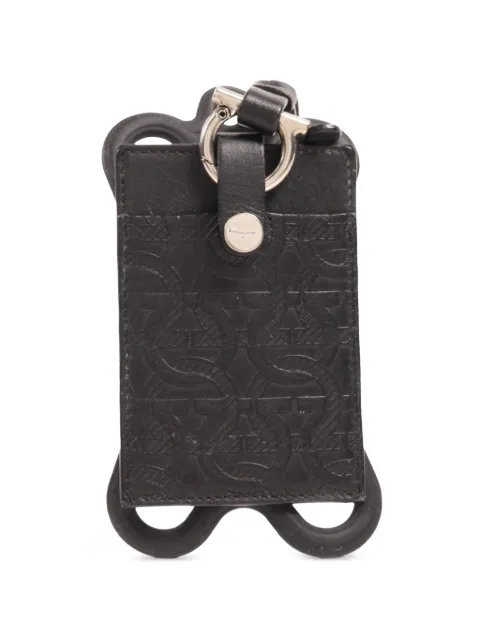 Ferragamo Pre-Owned Gancini embossed leather card case