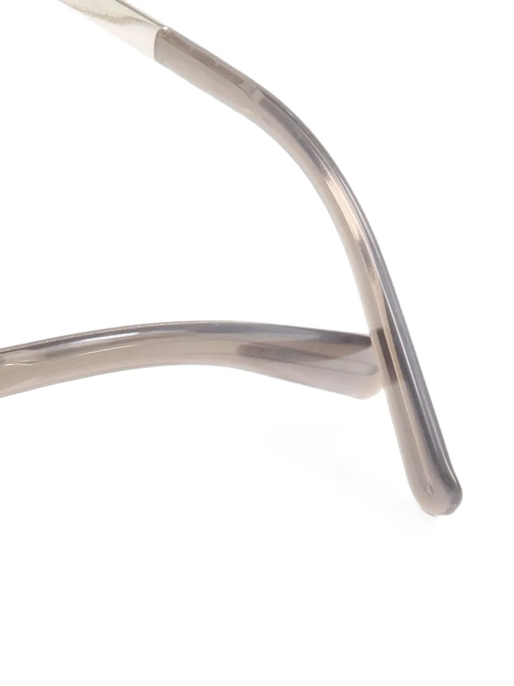 Chanel Pre-owned CC Pilot Sunglasses in Silver, view 3