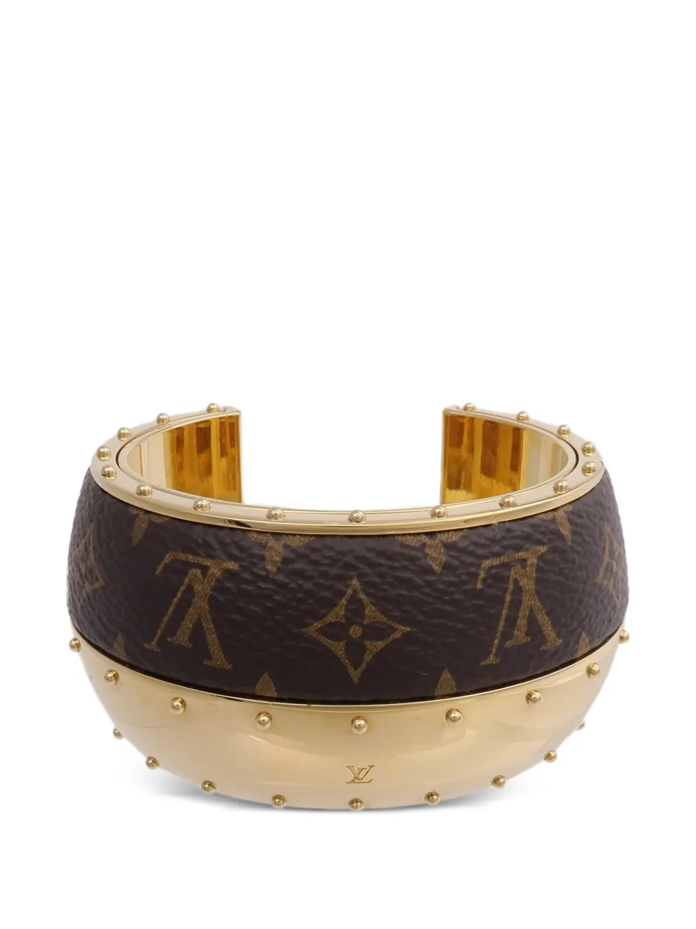 Louis Vuitton Pre-Owned Wild LV cuff - Oro