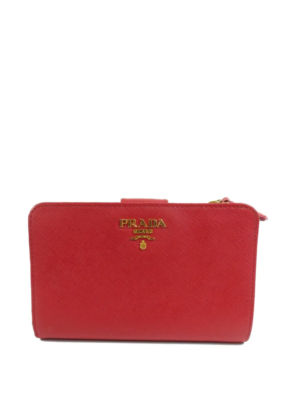 Prada Pre-Owned saffiano leather wallet - Rosso