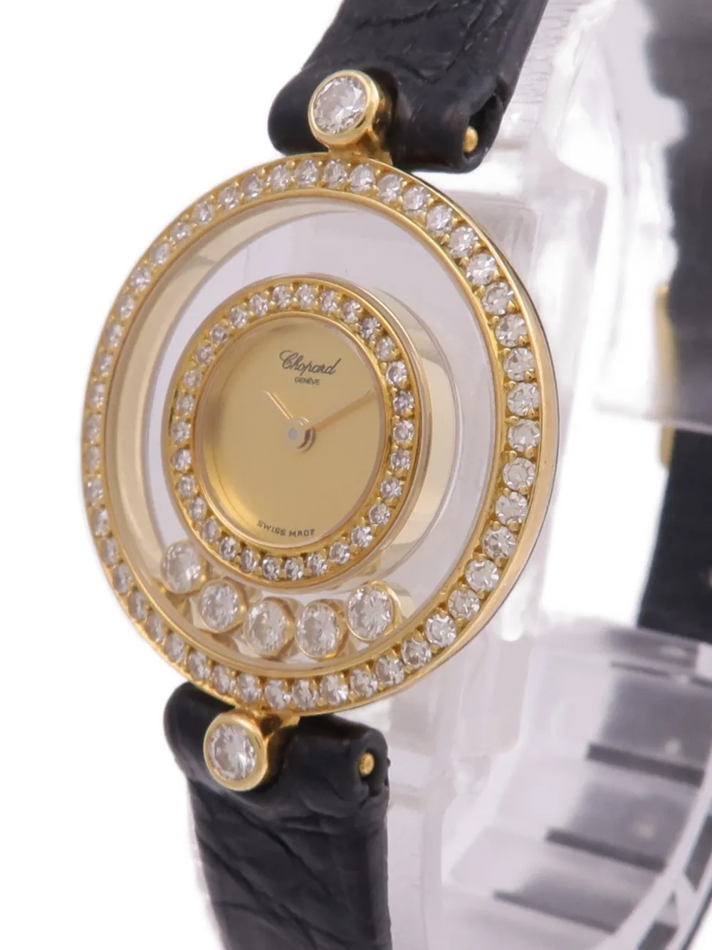  Chopard Pre-owned Happy Diamonds 24mm Watch - Oro 