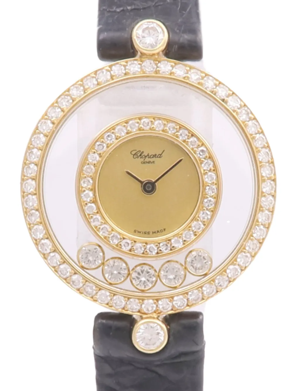  Chopard Pre-owned Happy Diamonds 24mm Watch - Oro 