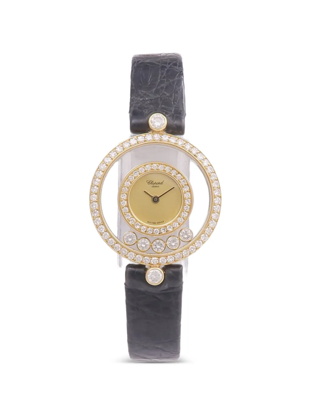 Chopard Pre-Owned Happy Diamonds 24mm watch - Oro