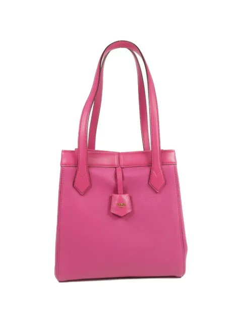 Fendi Pre-Owned medium Origami leather shoulder bag