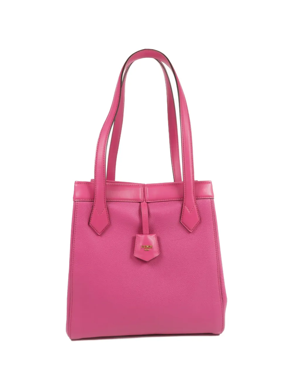 Fendi Pre-Owned medium Origami leather shoulder bag - Rosa