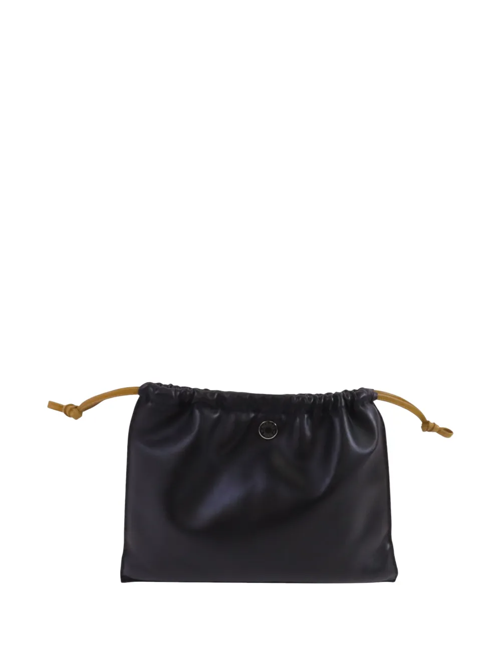 Pre-owned Hermes Swift Drawstring Pouch In Black