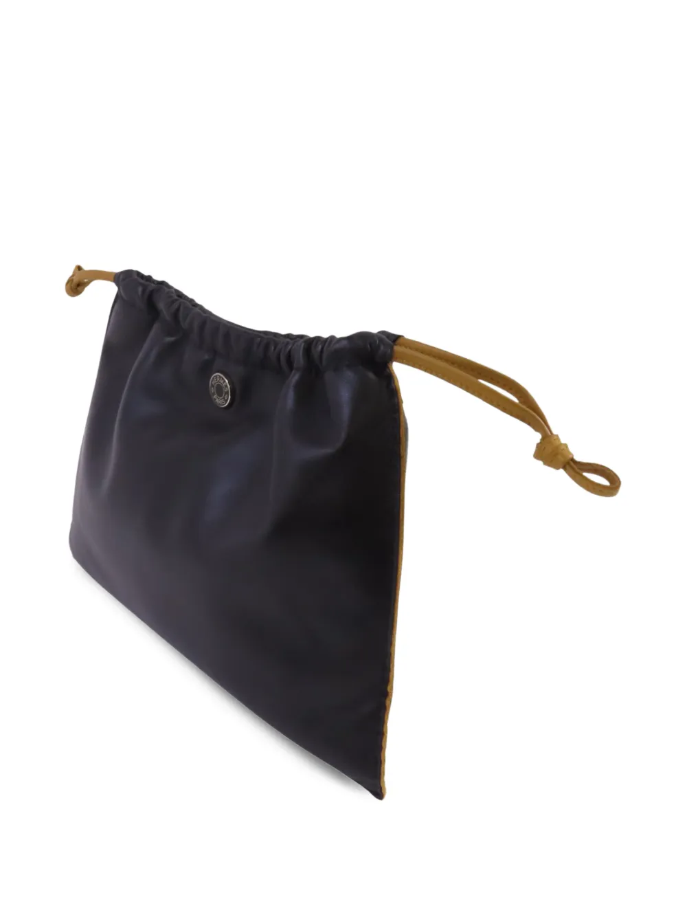 Hermès Pre-owned Swift Drawstring Pouch in Black, view 3