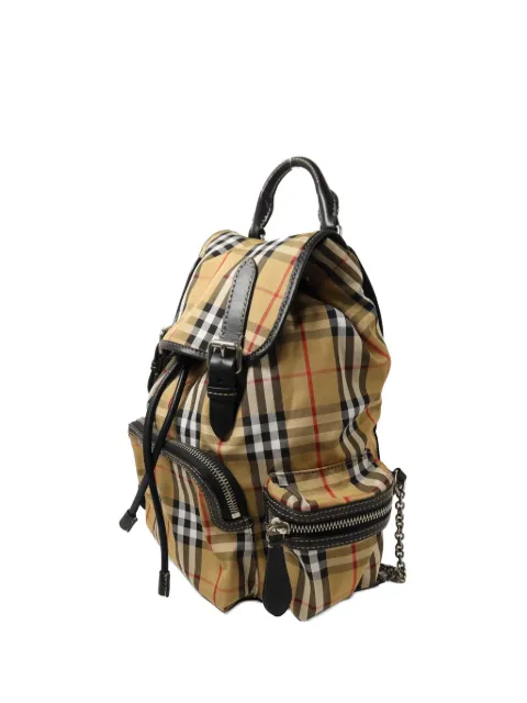 Burberry Pre-Owned House Check chain-detail backpack