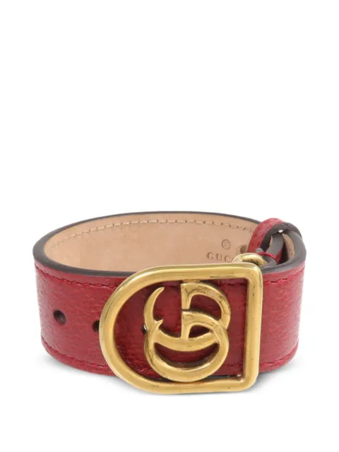 Gucci Pre-Owned GG Marmont leren armband