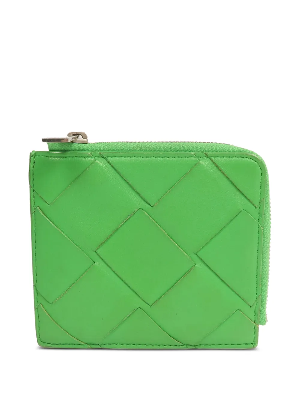 Bottega Veneta Pre-Owned Intrecciato coin purse - Grün