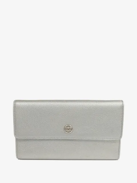 CHANEL Pre-Owned CC logo long wallet