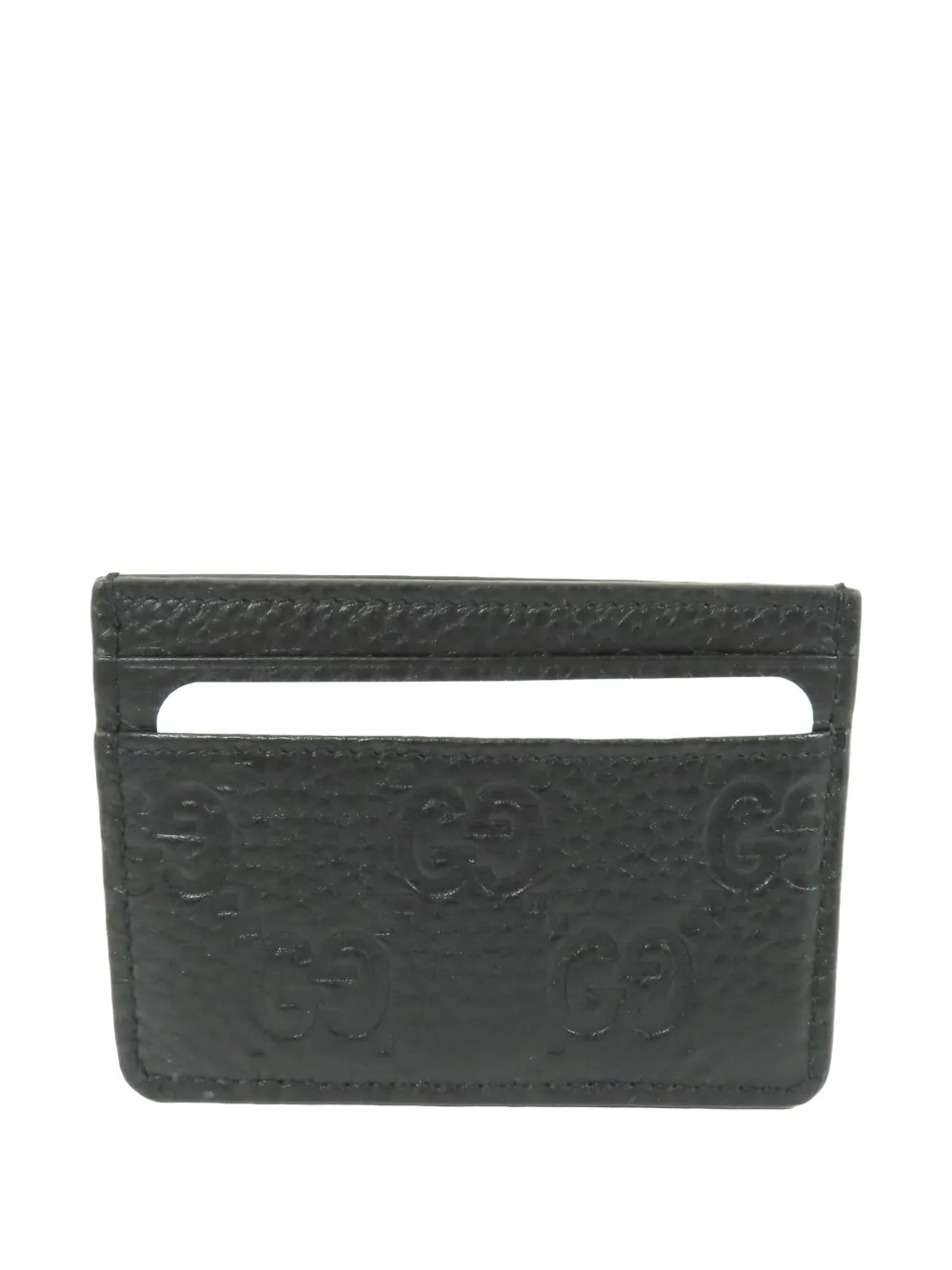 Gucci Pre-Owned GG Emblem card case - Nero