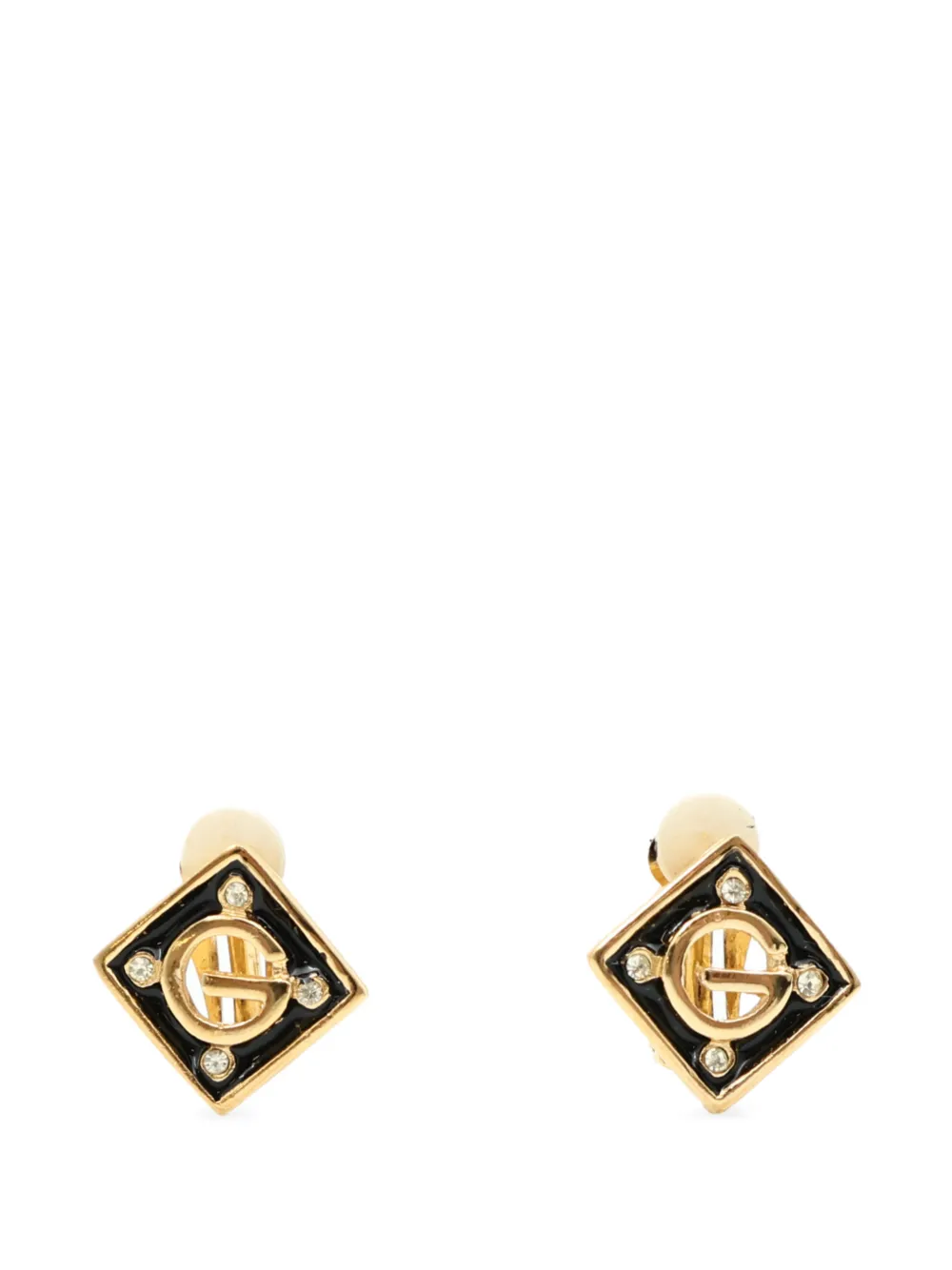 Givenchy Pre-Owned G logo earrings - Oro