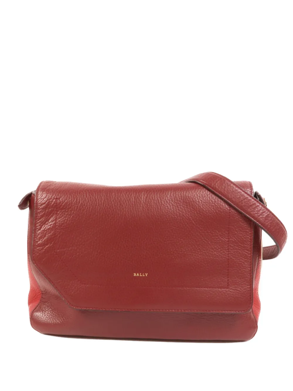 Bally Vintage leather shoulder bag - Rosso