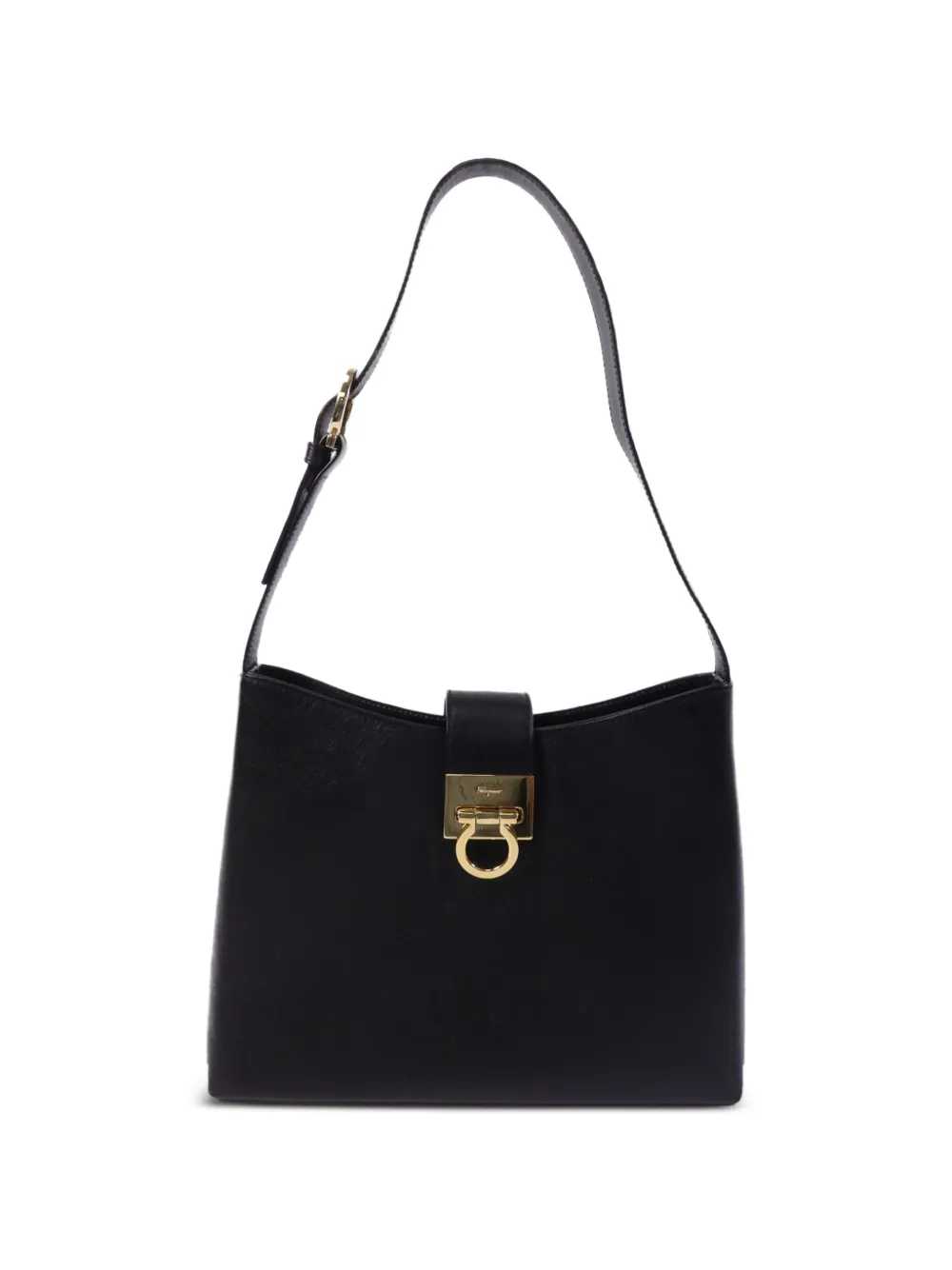 Ferragamo Pre-Owned Gancini shoulder bag - Nero