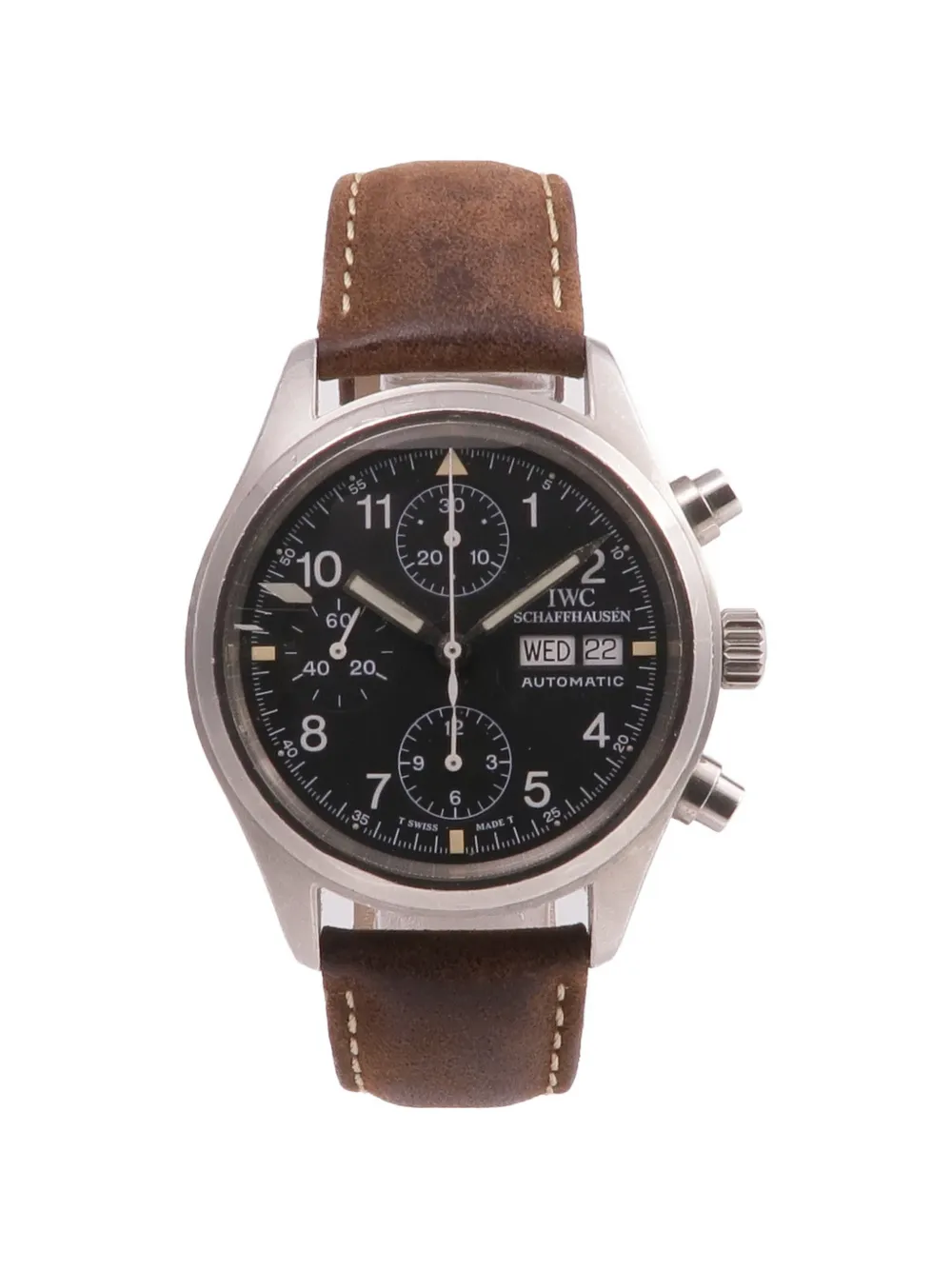 IWC Schaffhausen Pilot's Chronograph 39mm watch - Schwarz