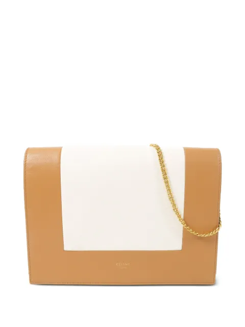 Celine Pre-Owned Frame leather clucth bag