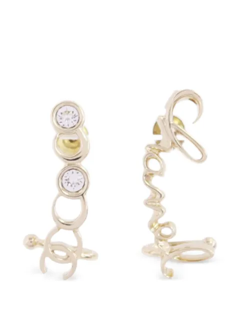 CHANEL Pre-Owned CC Strass earrings