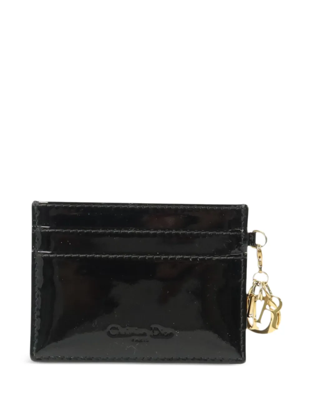 Christian Dior Pre-Owned Lady Dior leather card case - Nero