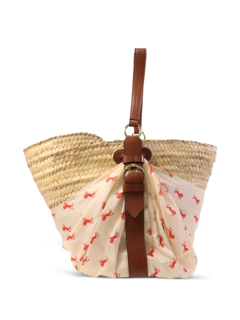 Chloé Pre-Owned bolso bombonera Panier con motivo de caballo