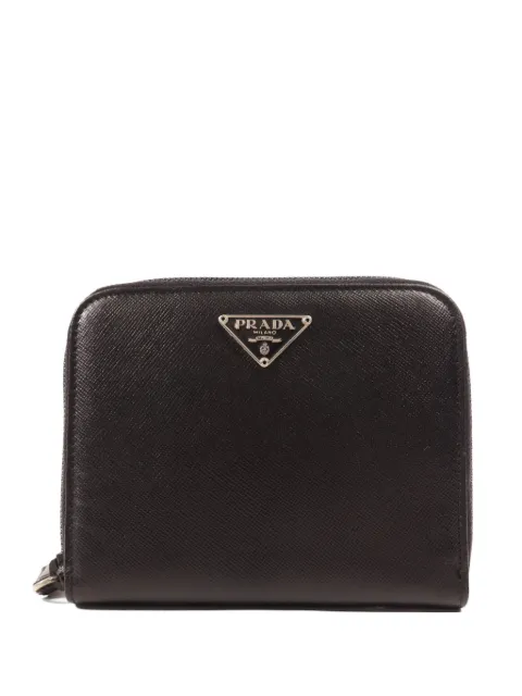 Prada Pre-Owned Saffiano leather zipped wallet