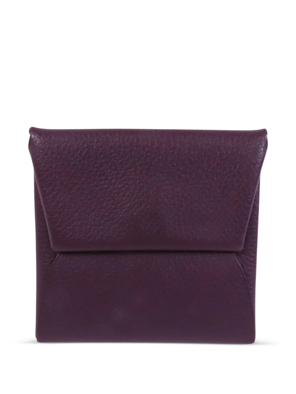 Hermès Pre-Owned Bastia leather coin purse - Viola