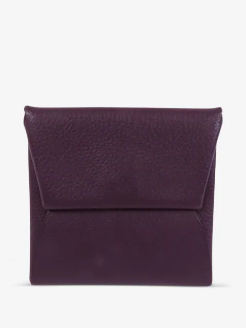 Hermès Pre-Owned Bastia leather coin purse