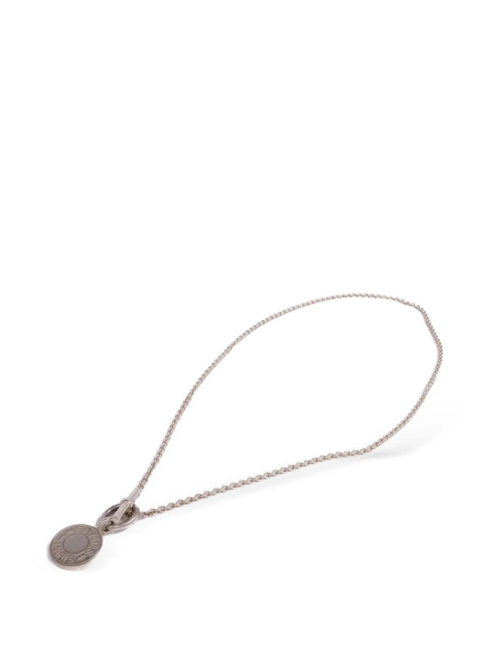 Hermès Pre-Owned Amulettes Ex-Libris necklace - Argento