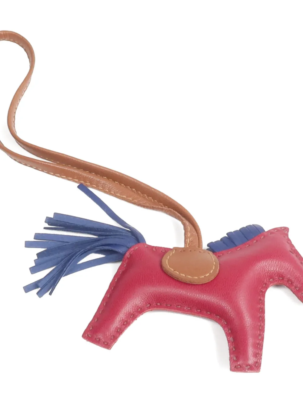 Hermès Pre-owned Rodeo PM Charm in Pink, view 4